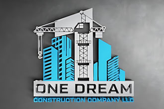 make a modern real estate, construction, realtor and business logo design