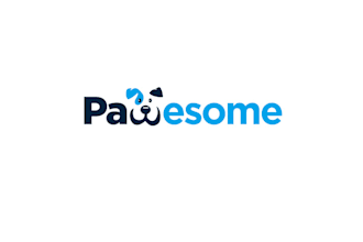 design modern twist dog pet accessory brand logo