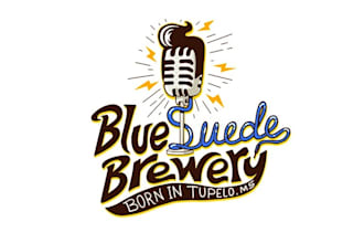 design craft beer legendary blue logo