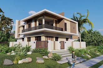 remodel sustainable house, lobby space, real estate apartment property, sketchup