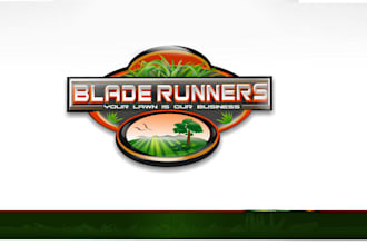 design a professional landscaping logo for your business