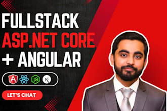 do full stack web development with angular asp dot net core and sql