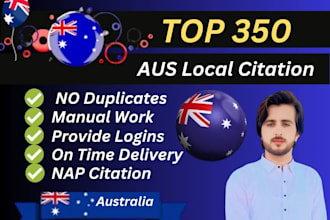 do 350 australia local citations and directory submission