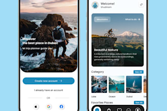 design modern and user friendly mobile app UI in figma