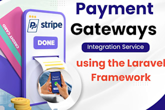 fix integrate payment gateway api flutter stripe klarna paypal aws php afterpay