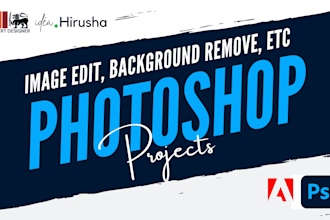 professionally edit, fix, and modify any photoshop file or image