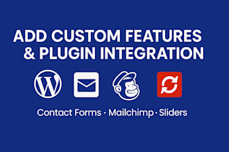 add custom features and integrate plugins on wordpress site