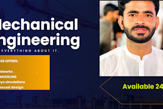do mechanical design 3d modeling fea analysis using solidworks and ansys fluent