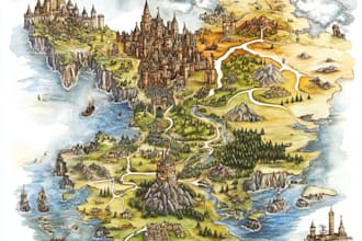 make your fantasy map for rpg, novels and games