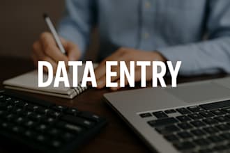 do data entry work for you saving your time and efforts and ensuring efficiency
