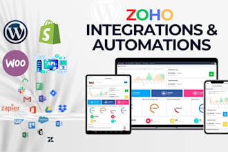 be your zoho one expert for 3rd party integrations using apis or zapier