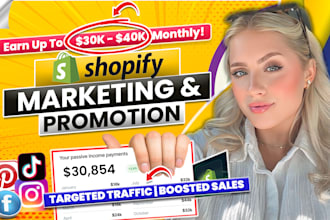 increase etsy sales and shopify promotion, ecommerce marketing and facebook ads