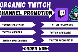 boost twitch live viewers, twitch channel promotion