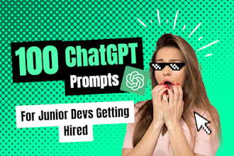 deliver 100 ai chatgpt prompts to land a junior dev job fast