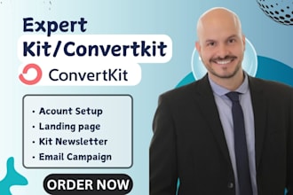 create kit newsletter email template landing page convertkit campaign automation