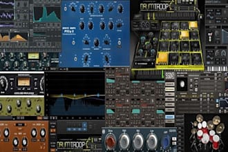 design a gui kit for kontakt and develop vst plugin using quilio engine and juce