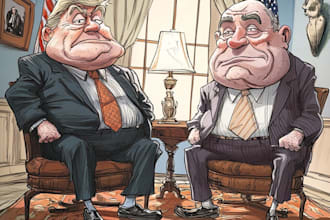 illustrate your political cartoon
