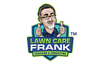 make iconic greatest lawn care logo to launch my new brand