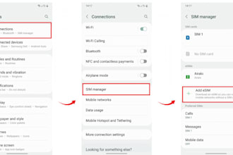 build esim app, virtual phone number provider app, mobile data app, temp app