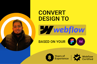 design or develop webflow website,figma to webflow, webflow expert