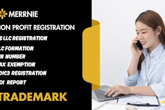 register your nonprofit, llc or get your ein and tax exemption