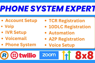 optimize voip, IVR, a2p 10dlc, ringcentral, twilio, and ghl phone system