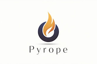 design outstanding flame inside circle minimalist logo with express delivery