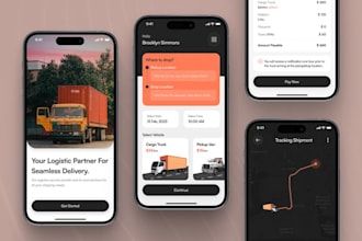 transportation app, automobile website, dealer management system, logistic app