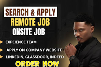 search and apply for jobs on linkedin, indeed, glassdoor, and remote job boards