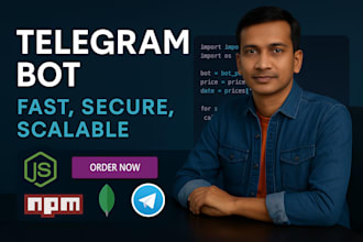 develop custom telegram bot