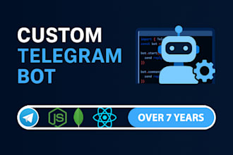 develop custom telegram bot