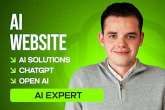 create a custom ai website with powerful automation features