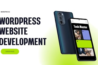 design wordpress website, fix elementor problem and basic seo