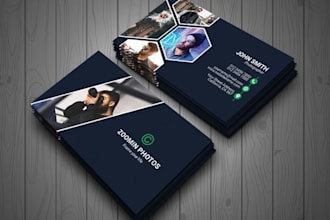 design a professional and modern business card