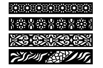 design custom jali and pattern file for cnc laser cutting