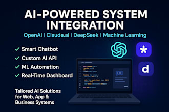 develop ai agent or ai website development or llms integration