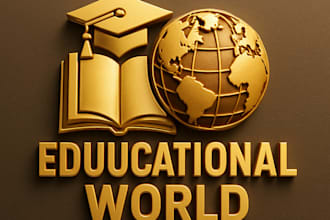 do the educational logo for school,college,institute and university