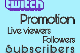 do organic kick twitch promotion to bring subs, twitch viewers, twitch affiliate