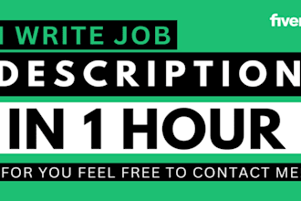 write job description, resume, tailor resume and interview preparation