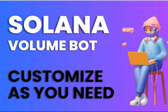 build tax token, coin, trading volume, trend, bundle, pump fun bot on solana sui