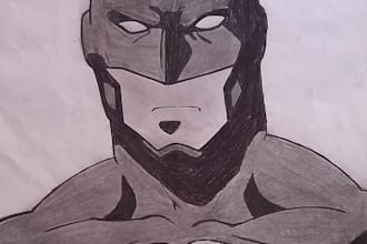 do traditional art mostly pencil sketch of cartoons