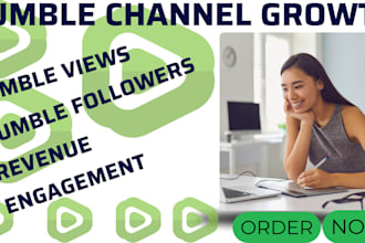 do organic rumble promotion followers views reals engagement