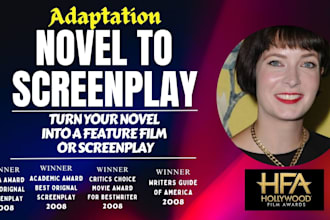 adapt novel into screenplay, screenwriting, film script