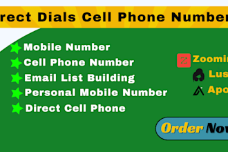 do lead generation, direct phone number, data enrichment