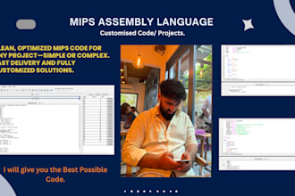 write mips assembly codes and projects