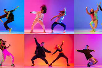 make a professional hip hop dance, group dance, music video, twerk dance