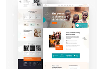 build charity website, nonprofit website, donation website, ngo website