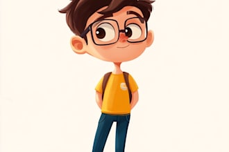 design unique cartoon character