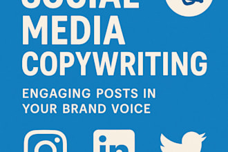 write engaging social media posts that match your brand voice