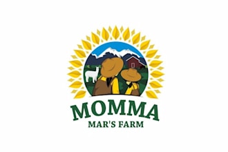 design sleek update vibrant logo for a family farm